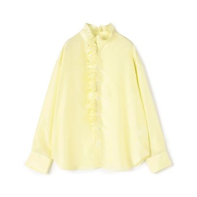 ＜GALERIE VIE (Women)＞シルクハブタエ　フリルカラーシャツ