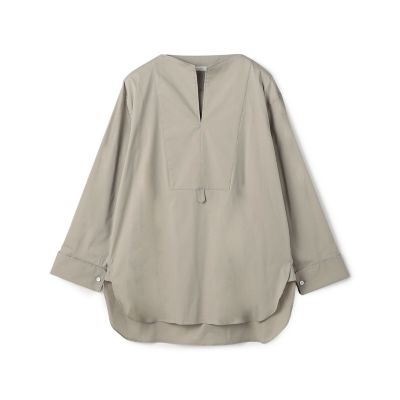 ＜GALERIE VIE (Women)＞ストレッチタイプライター　ブザムロングブラウス