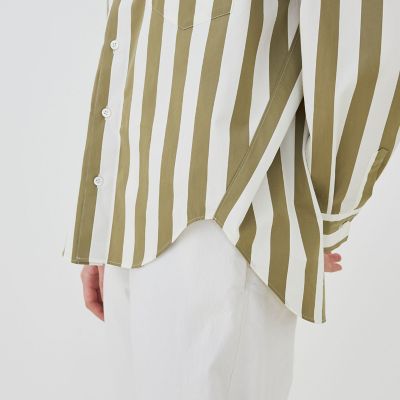 パラソルストライプ シェルシルエットシャツ | GALERIE VIE (Women 