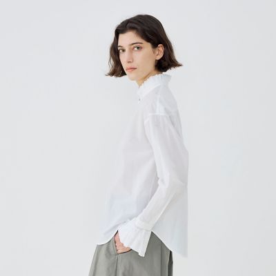 コットン フリルシャツ | GALERIE VIE (Women)/ギャルリー・ヴィー
