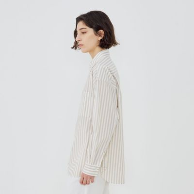 コットンタイプライター ワイドバランスシャツ | GALERIE VIE (Women