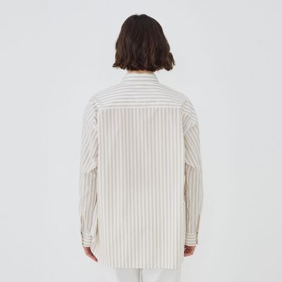 コットンタイプライター ワイドバランスシャツ | GALERIE VIE (Women