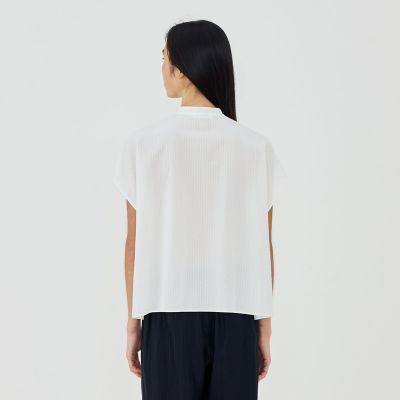 ソフトウェーブ バンドカラーシャツ | GALERIE VIE (Women)/ギャルリー