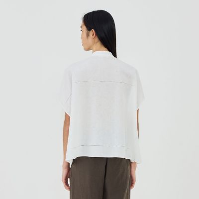 予約商品6月下旬以降順次お届け】リブコンビフレンチリネンエンブロイ