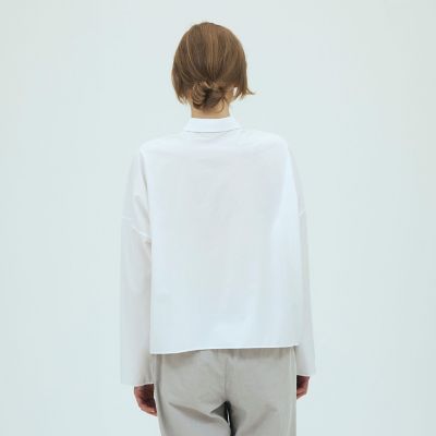 コットンタイプライター ワイドバランスシャツ | GALERIE VIE (Women 