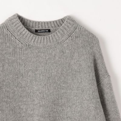 ギャルリーヴィー クルーネックニット GALERIE VIE ギャルリーヴィー