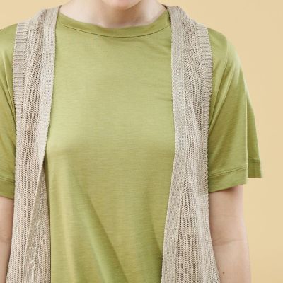 リネンフルカーディガン ロングジレ | GALERIE VIE (Women