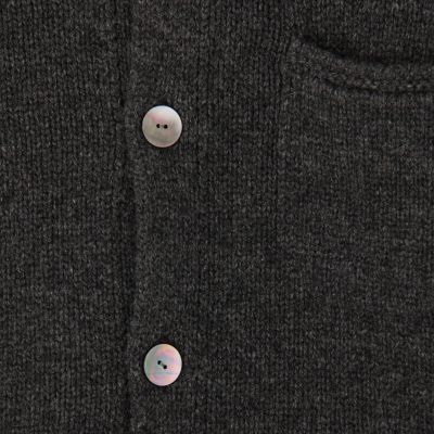ギャルリーヴィー　 ファインウール シャツカラー オーバーカーディガン ファインウール シャツカラー オーバーカーディガン | GALERIE