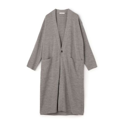 ウールスムース Vネックロングカーディガン | GALERIE VIE