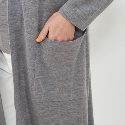 【GALERIE VIE】ウールスムース Vネックロングカーディガン ウールスムース Vネックロングカーディガン | GALERIE VIE