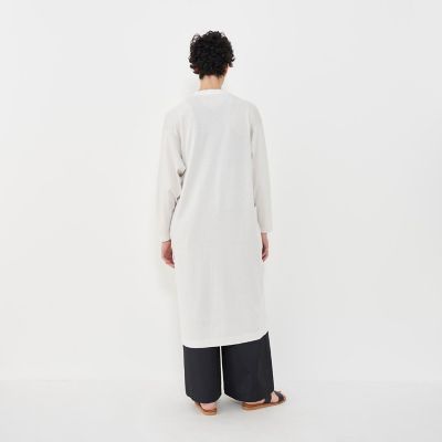 ギャルリーヴィー＊ロングカーデ プレーンコットン Vネックロングカーディガン | GALERIE VIE (Women