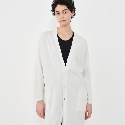 プレーンコットン Vネックロングカーディガン | GALERIE VIE (Women