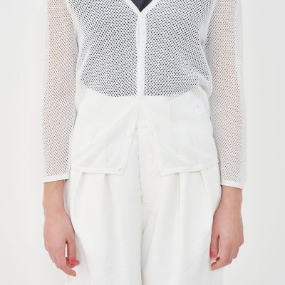 ▼3.9万✨24SS✨ギャルリーヴィー クレープコットン Vネックカーディガン ▽3.9万✨24SS✨ギャルリーヴィー クレープコットン Vネック