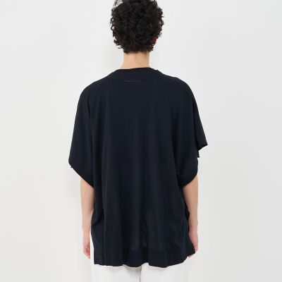 クレープコットン　Ｖネックカーディガン
