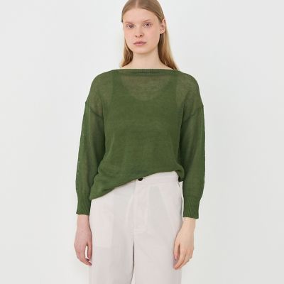 リネンコード Vネックカーディガン | GALERIE VIE (Women