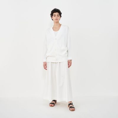 シーアイランドコットン Vネックカーディガン | GALERIE VIE