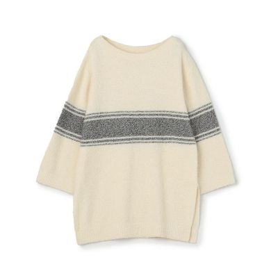 コットンパイル ボートネックプルオーバー | GALERIE VIE (Women