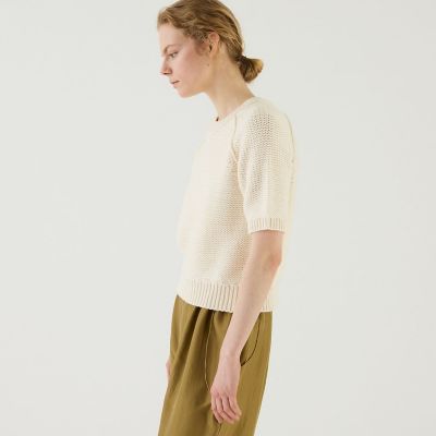 バルキーコットン ラグランスリーブプルオーバー | GALERIE VIE (Women