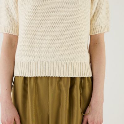 バルキーコットン ラグランスリーブプルオーバー | GALERIE VIE (Women 