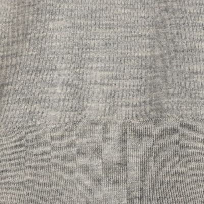プレーンウール　クルーネックプルオーバー