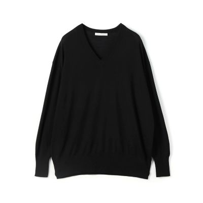 プレーンウール　Ｖネックプルオーバー