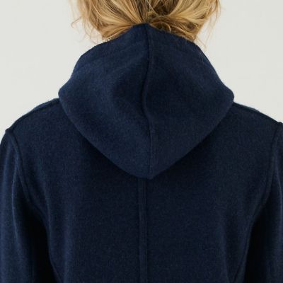 ウールコットンバックパイル　フードジャケット