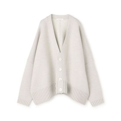 GALERIE VIE (Women)/ギャルリー・ヴィー ウーステッドダブルフェイス Vネックカーディガン