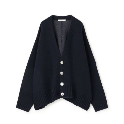 ウーステッドダブルフェイス　Ｖネックカーディガン