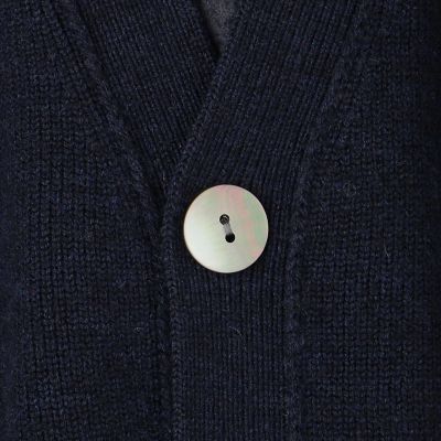 ウーステッドダブルフェイス　Ｖネックカーディガン