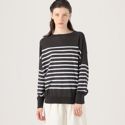 人気のGALERIE VIE ギャルリーヴィー コットン　カットソー ファインコットン ビッグTシャツ | GALERIE VIE (Women