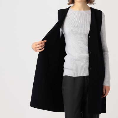 ウーステッドミラノリブ ロングベスト | GALERIE VIE (Women