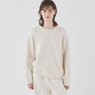 GALERIE VIEロイヤルベビーアルパカ クルーネックプルオーバ ロイヤルベビーアルパカ クルーネックプルオーバー | GALERIE