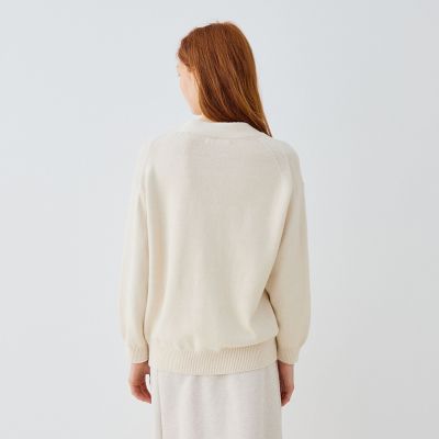 コットンカシミヤ Vネックカーディガン | GALERIE VIE (Women