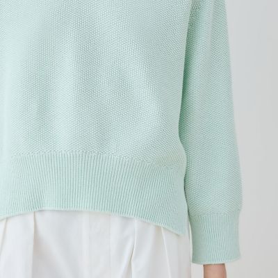 コットンカノコ　Ｖネックプルオーバー