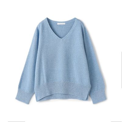 コットンカノコ　Ｖネックプルオーバー