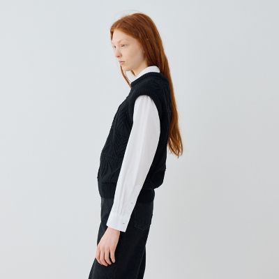 ガンジーニット　ベスト