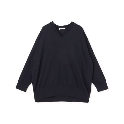 新品タグ付き ギャルリーヴィー 25SS プレーンコットンVネックプルオーバー プレーンコットン Vネックプルオーバー | GALERIE VIE (Women