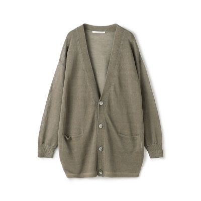 リネンコード Vネックカーディガン | GALERIE VIE (Women