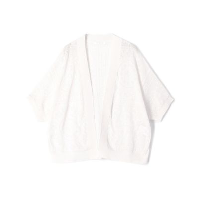 メッシュワーク　Ｖネックカーディガン