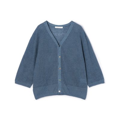 ＜GALERIE VIE (Women)＞リネンハーフカーディガン　Ｖネックカーディガン