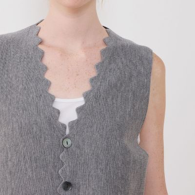 ウーステッドミラノリブ ベスト | GALERIE VIE (Women)/ギャルリー