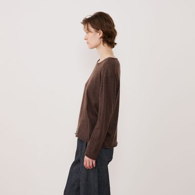 カシミヤシルク クルーネックプルオーバー | GALERIE VIE (Women