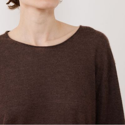 ギャルリーヴィー　カシミヤ100% ニット　クルーネック　セーター　ボートネック カシミヤ100%大人の上質ニットセーター - DRESS HERSELF