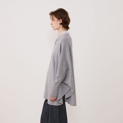 モンゴルカシミヤ オーバルカーディガン | GALERIE VIE (Women