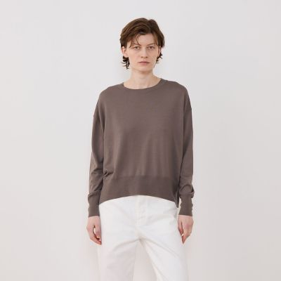 GALERIE VIE プレーンウール クルーネックプルオーバー プレーンウール クルーネックプルオーバー｜トゥモローランド