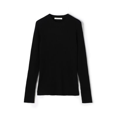 プルミエールウールリブ クルーネックプルオーバー | GALERIE VIE