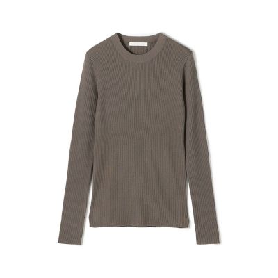 プルミエールウールリブ クルーネックプルオーバー | GALERIE VIE