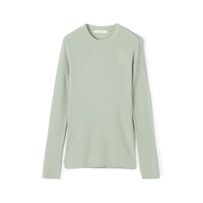 プルミエールウールリブ クルーネックプルオーバー | GALERIE VIE