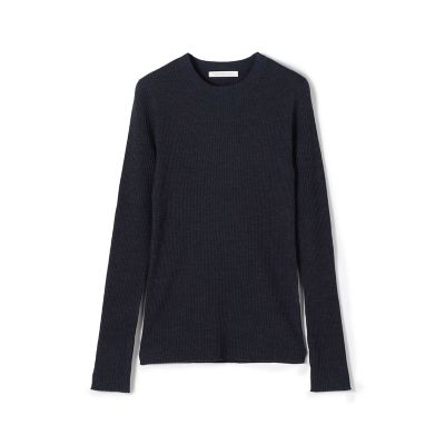 新品未着用品GALERIEVIE プルミエールウールリブクルーネックプルオーバー プルミエールウールリブ クルーネックプルオーバー | GALERIE VIE