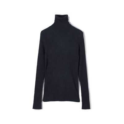 プルミエールウールリブ タートルネックプルオーバー | GALERIE VIE